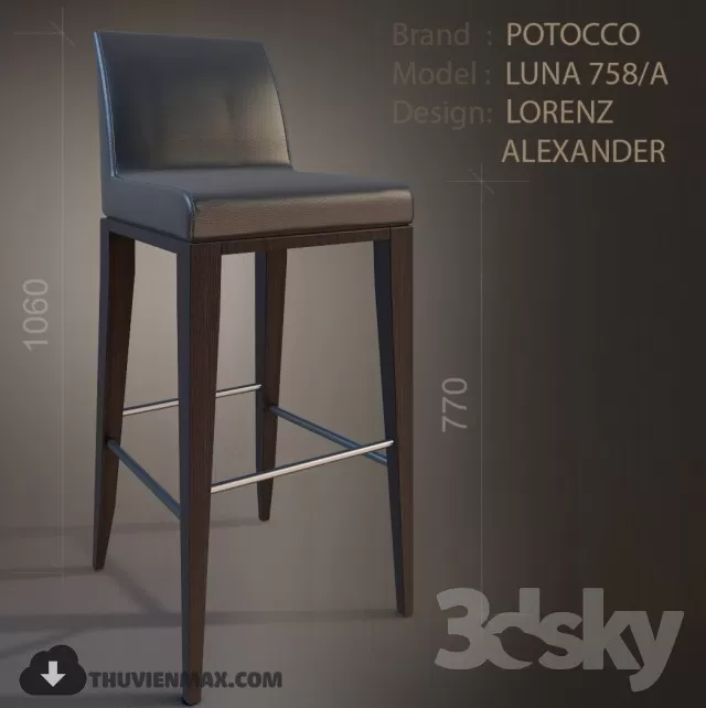 BAR STOOLS – 3DMODEL – 14