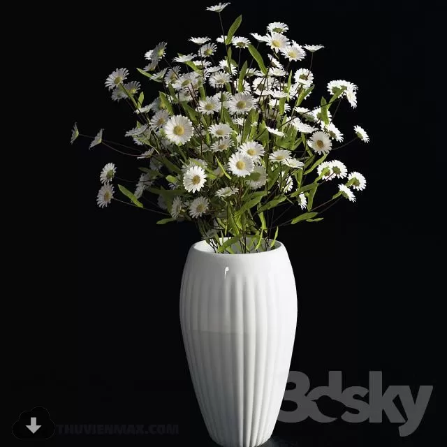 FLOWER POTS – 3DMODELS – 3DSKY – 029