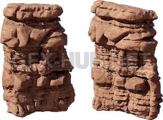 NATURE ROCK – STONE – 3D Model – 076