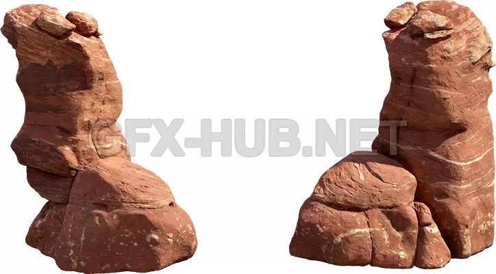 NATURE ROCK – STONE – 3D Model – 092