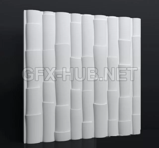 3d panel Bamboo (maxfbx) – 200159