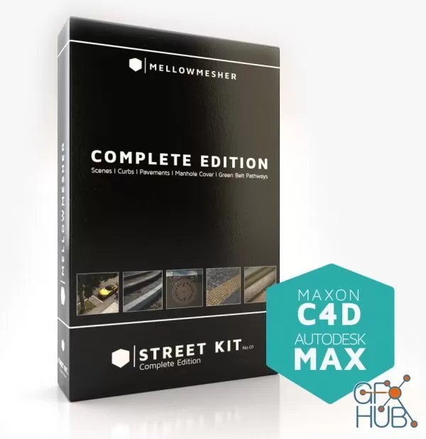 Street Kit 01 Complete Edition 3D Models