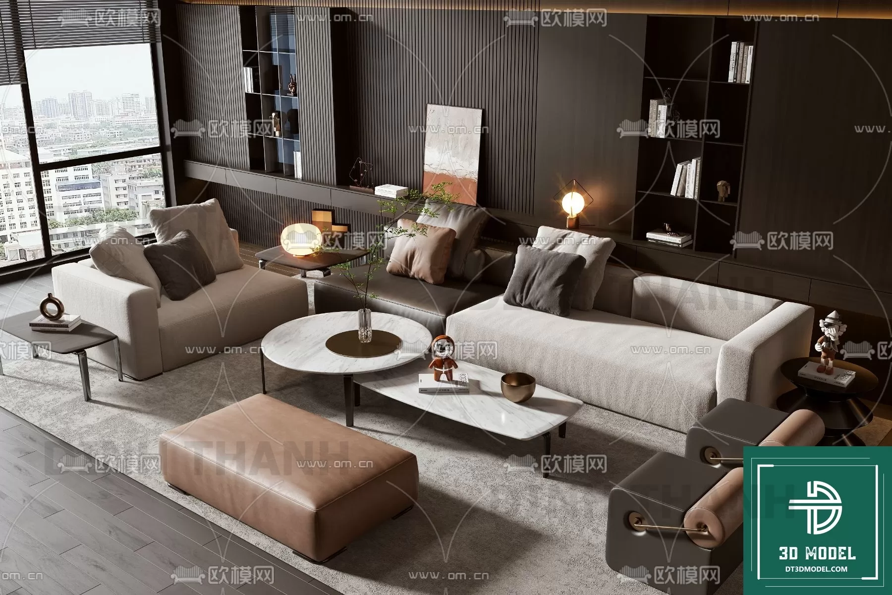MINOTTI SOFA – 3D MODELS – 001