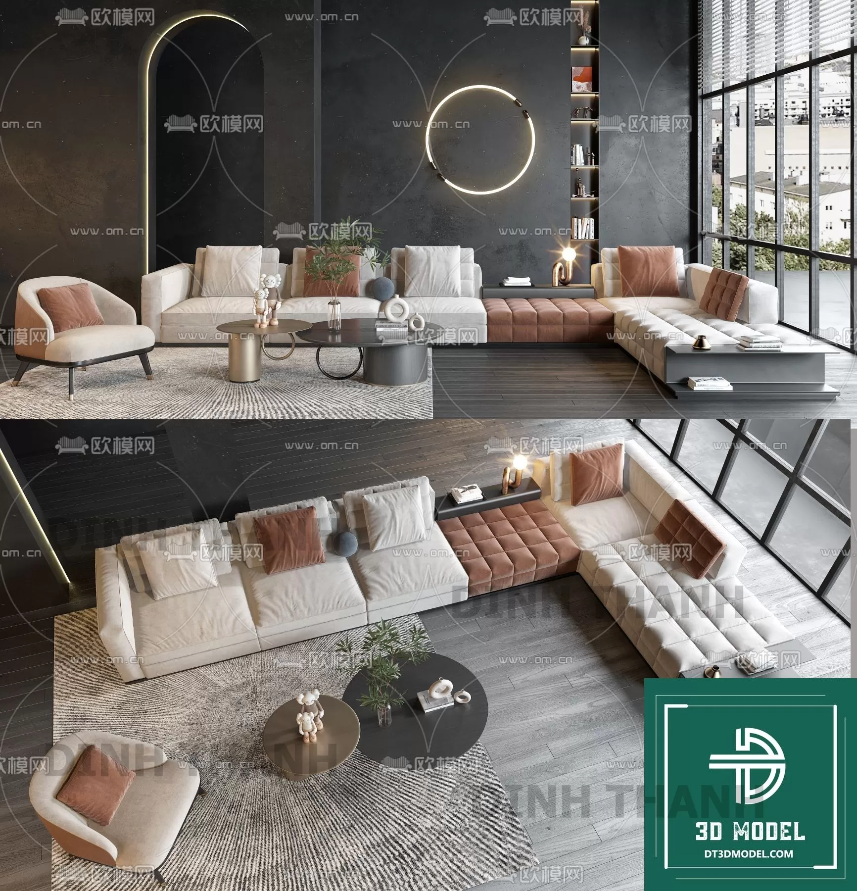 MINOTTI SOFA – 3D MODELS – 005