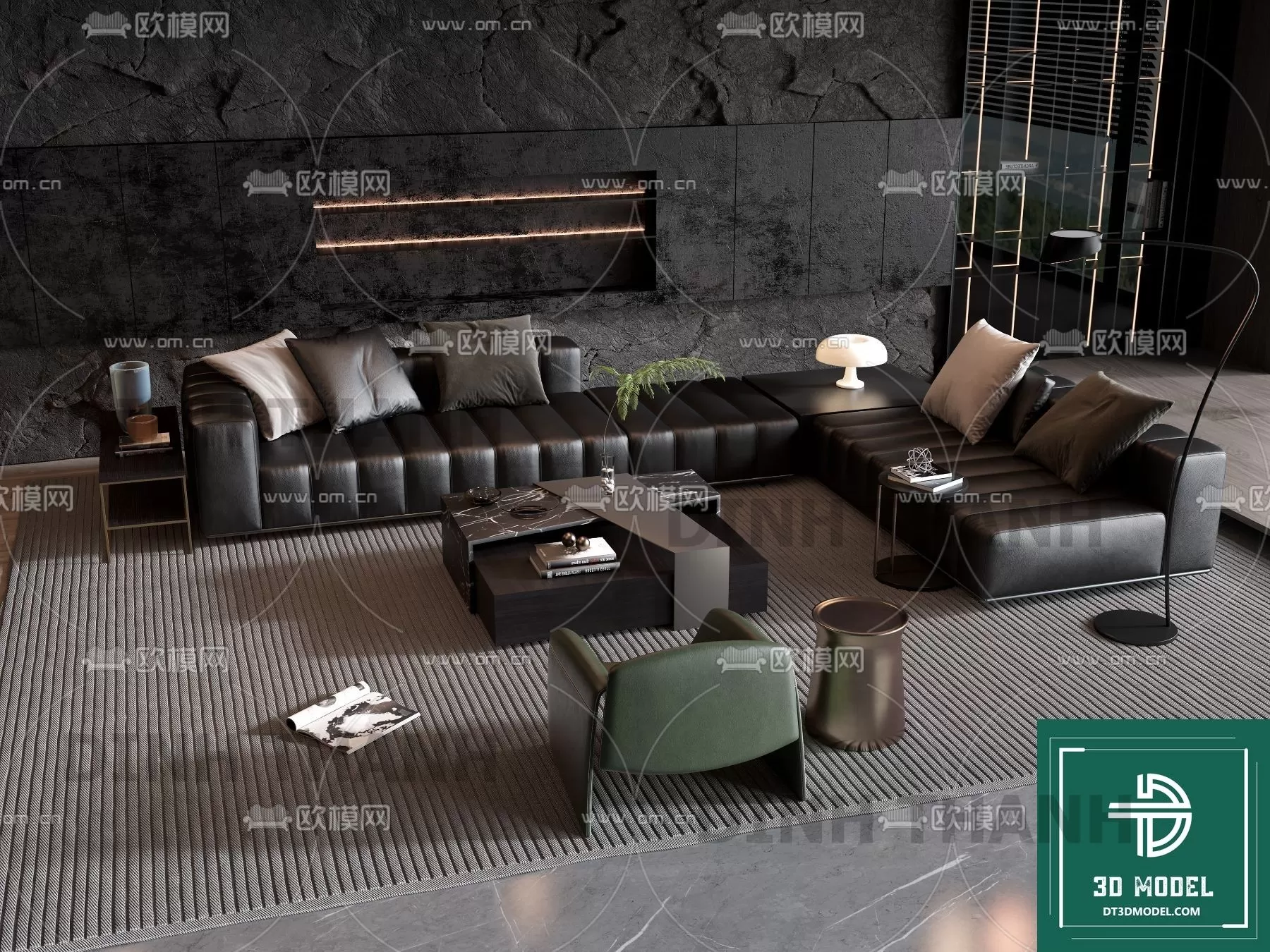 MINOTTI SOFA – 3D MODELS – 009