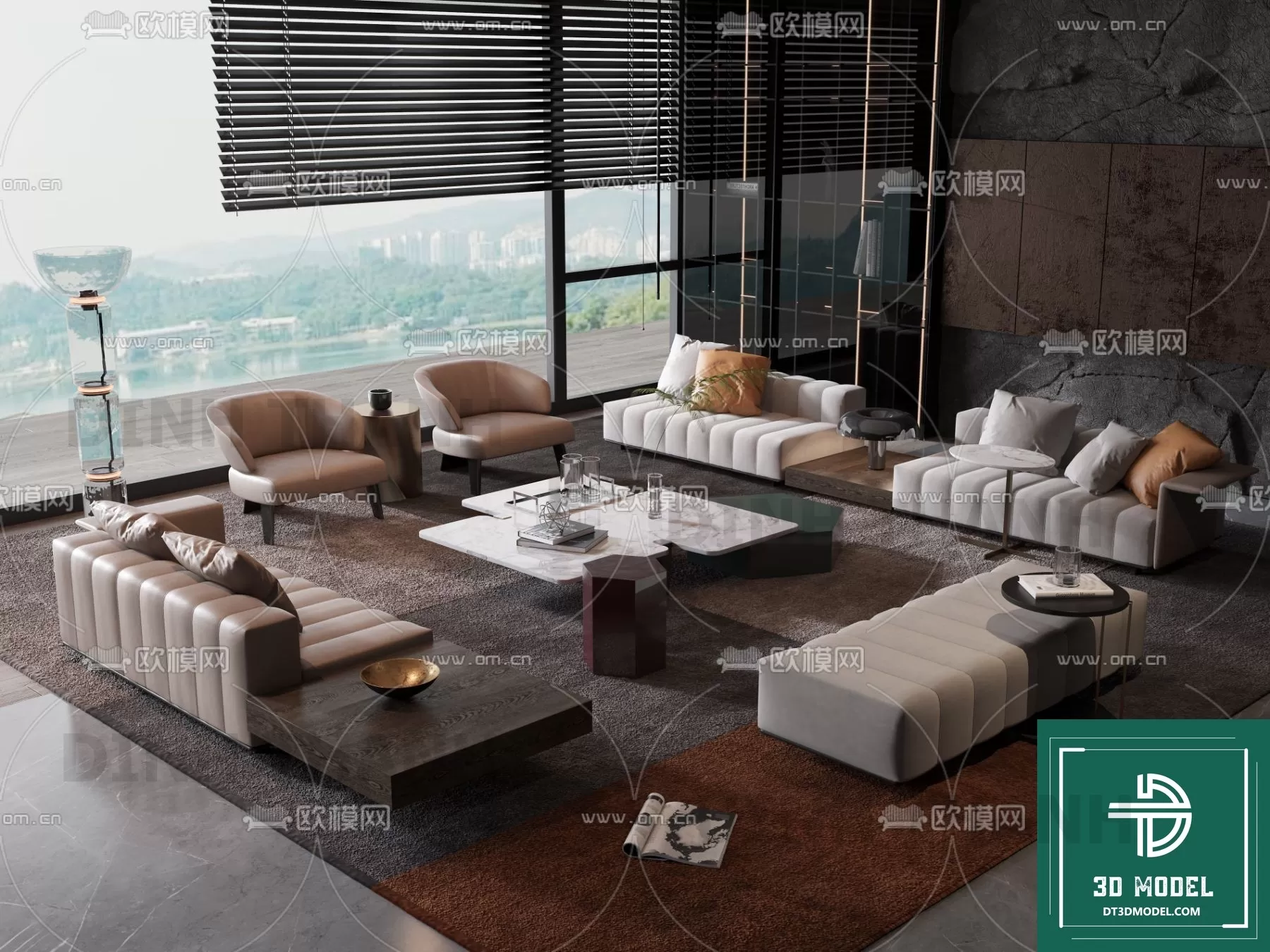 MINOTTI SOFA – 3D MODELS – 013