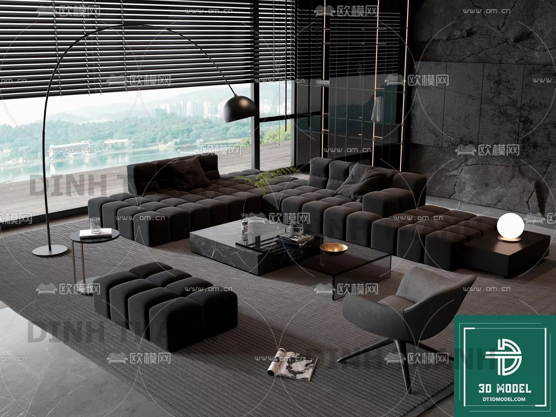 MINOTTI SOFA – 3D MODELS – 014