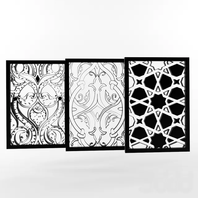 3D panel of Iranian decor 1 – 200171 3D panel of Iranian decor 1 – 200171