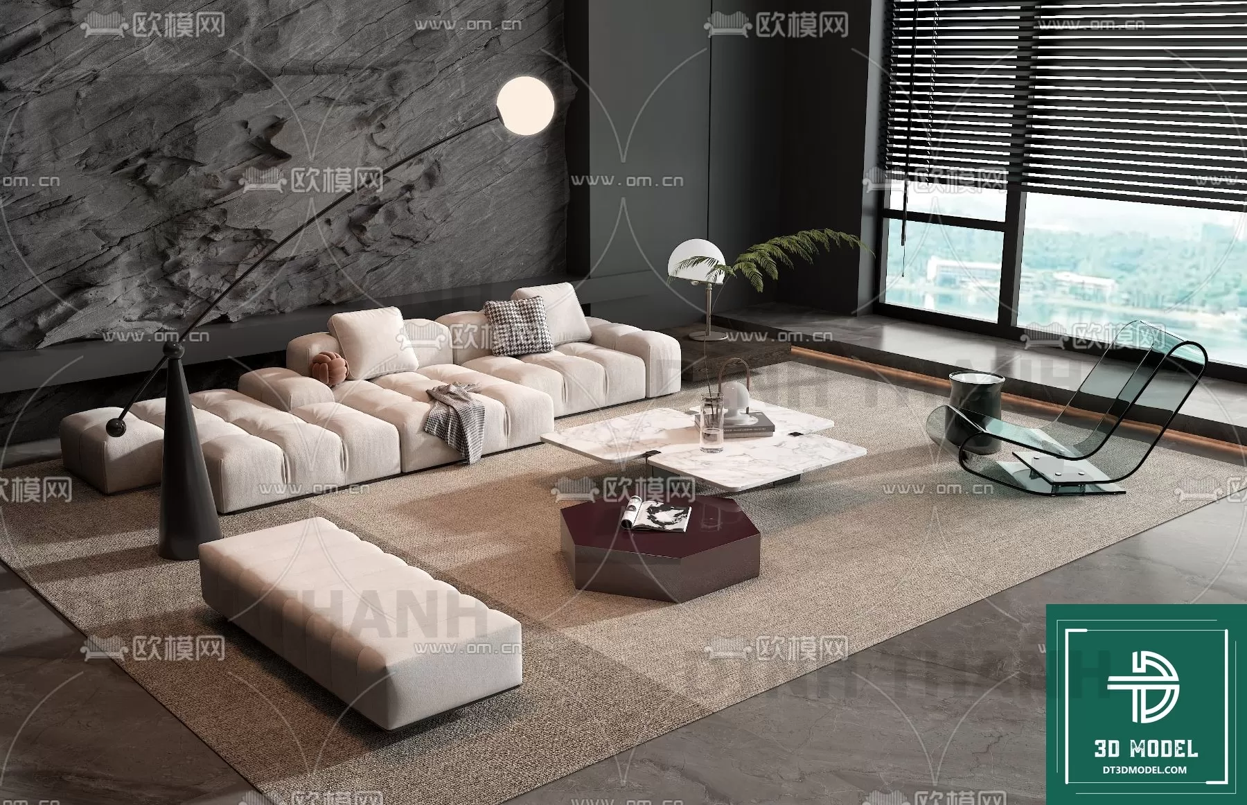 MINOTTI SOFA – 3D MODELS – 015