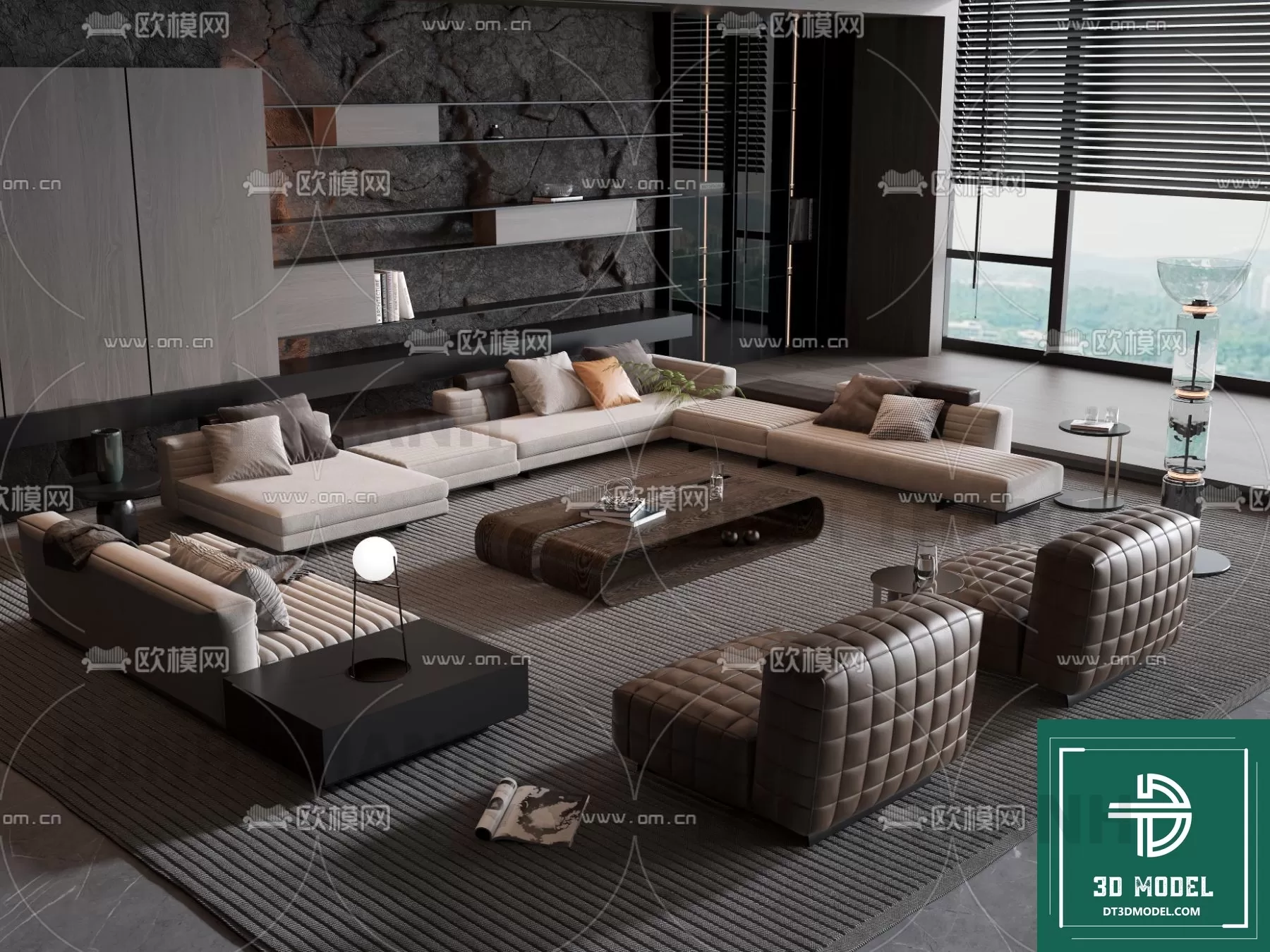 MINOTTI SOFA – 3D MODELS – 016