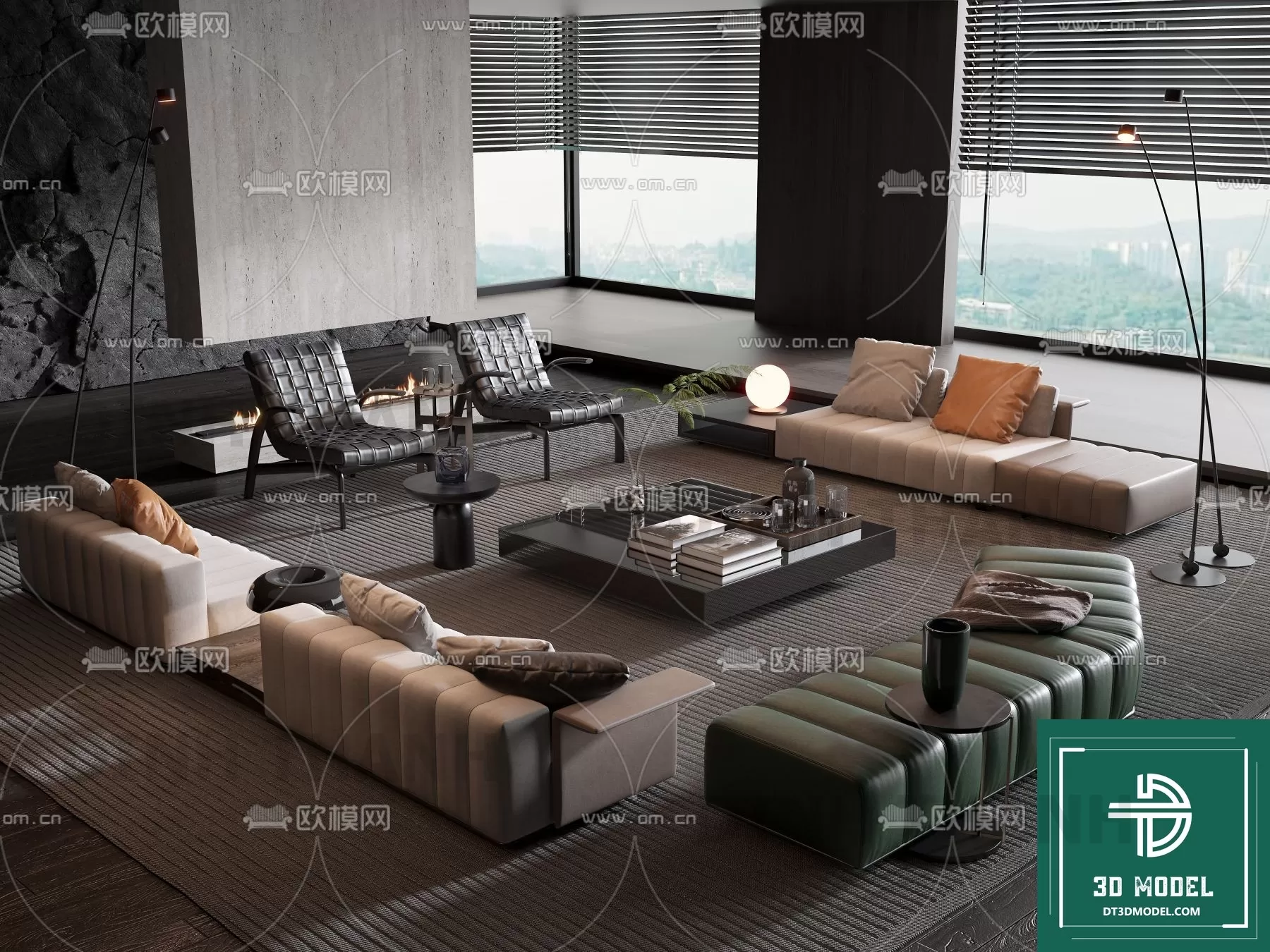 MINOTTI SOFA – 3D MODELS – 017