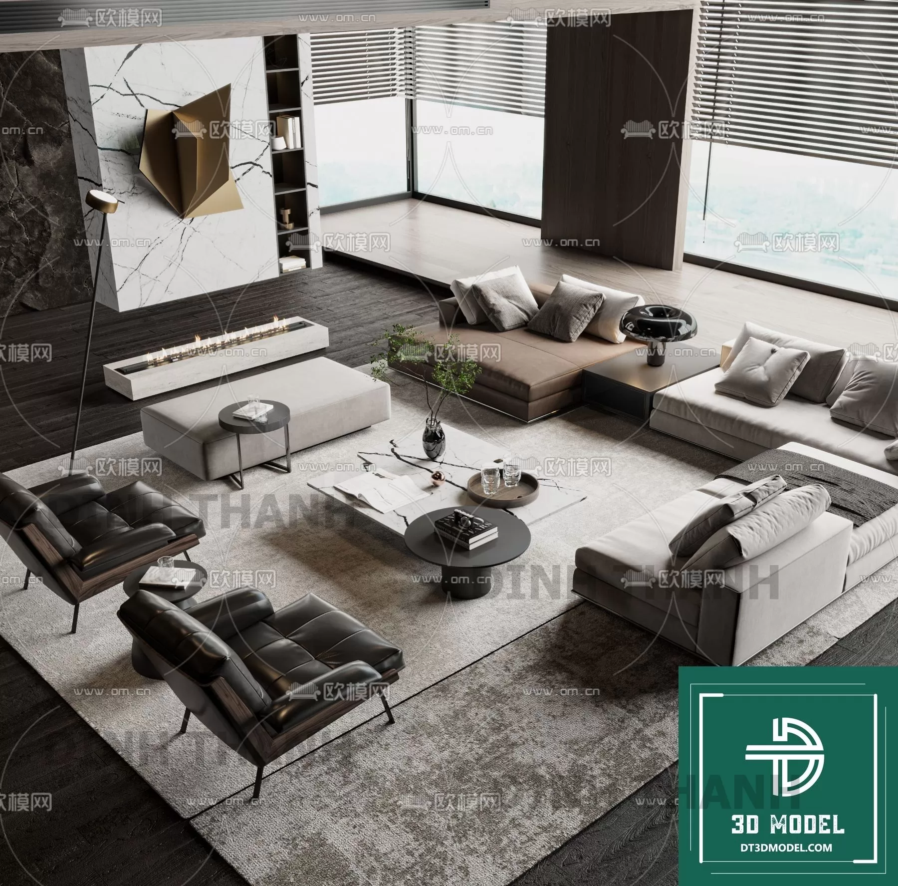 MINOTTI SOFA – 3D MODELS – 018