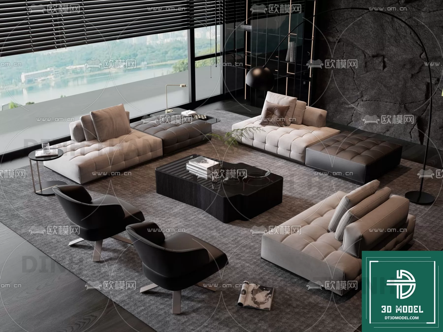 MINOTTI SOFA – 3D MODELS – 019