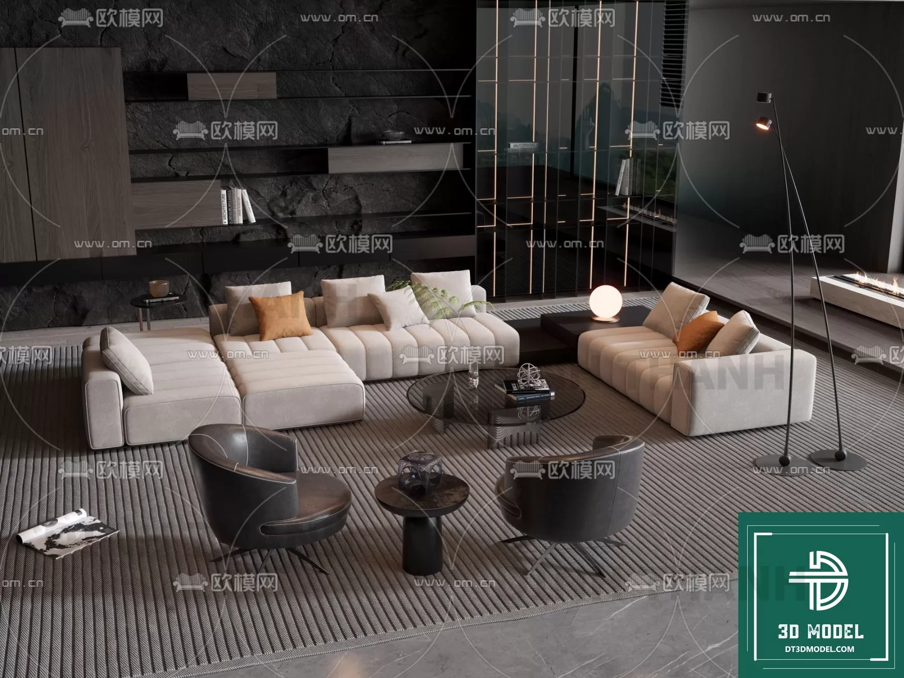 MINOTTI SOFA – 3D MODELS – 028