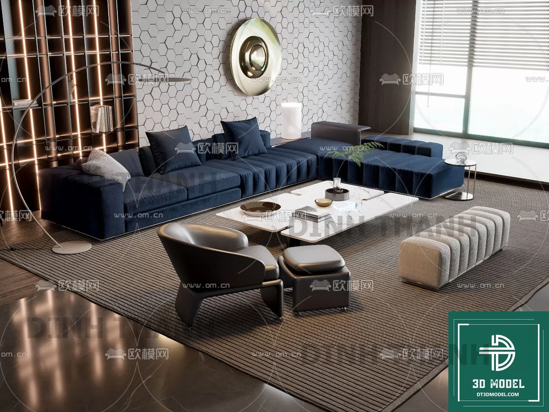 MINOTTI SOFA – 3D MODELS – 032