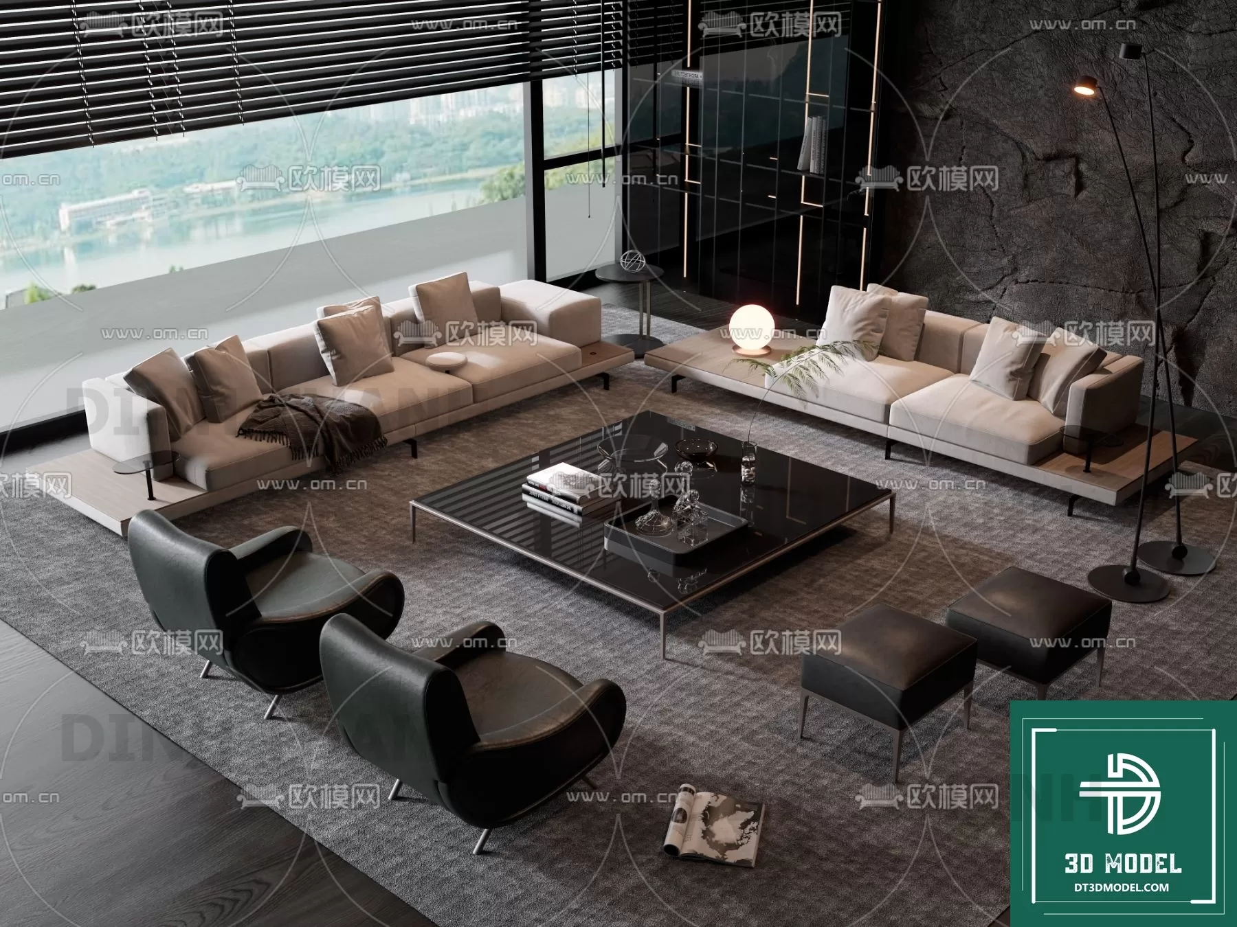 MINOTTI SOFA – 3D MODELS – 035