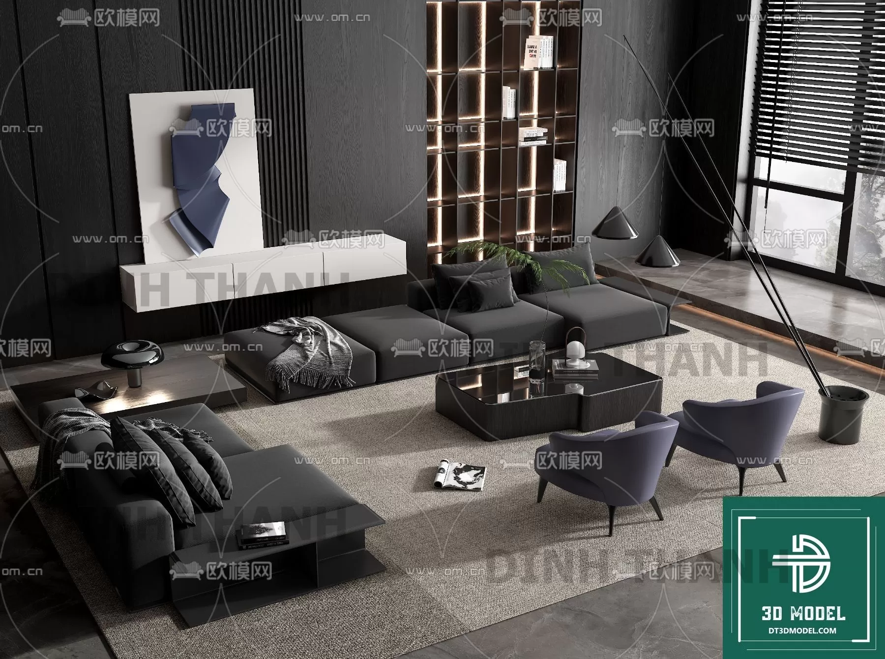 MINOTTI SOFA – 3D MODELS – 036