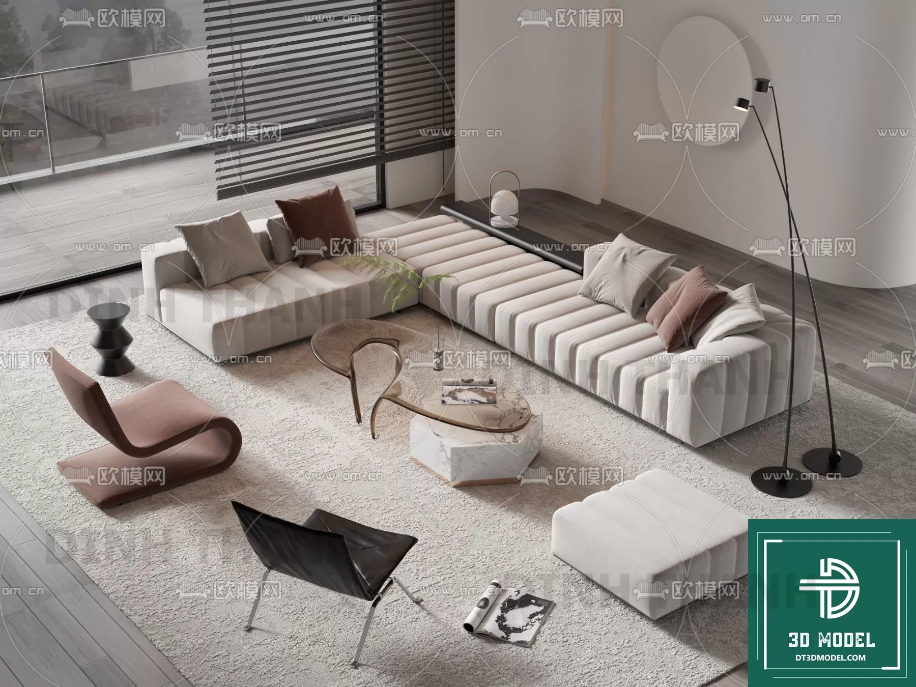 MINOTTI SOFA – 3D MODELS – 038