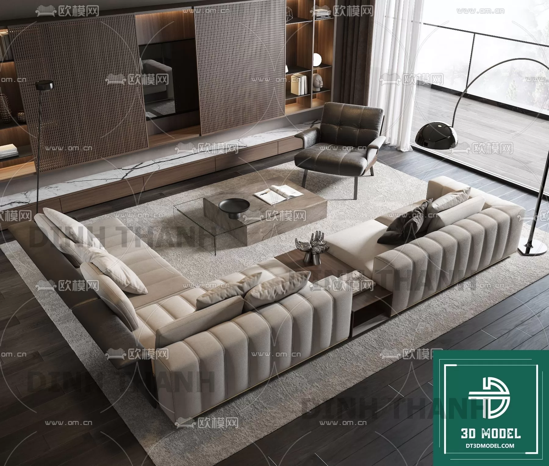 MINOTTI SOFA – 3D MODELS – 039