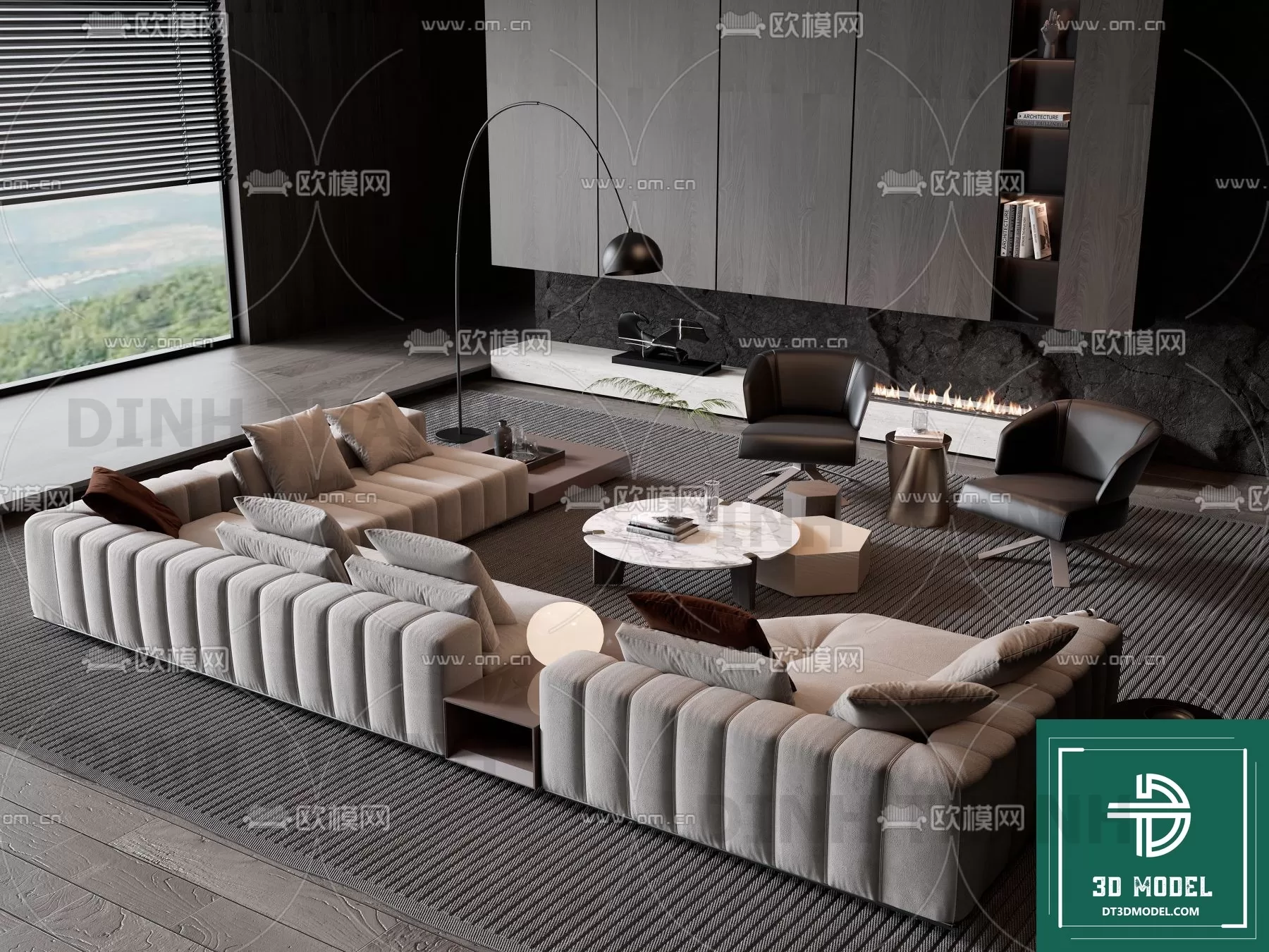 MINOTTI SOFA – 3D MODELS – 044