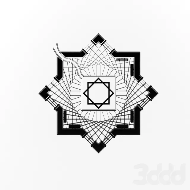 3D panel of Iranian decor 4 – 200177 3D panel of Iranian decor 4 – 200177