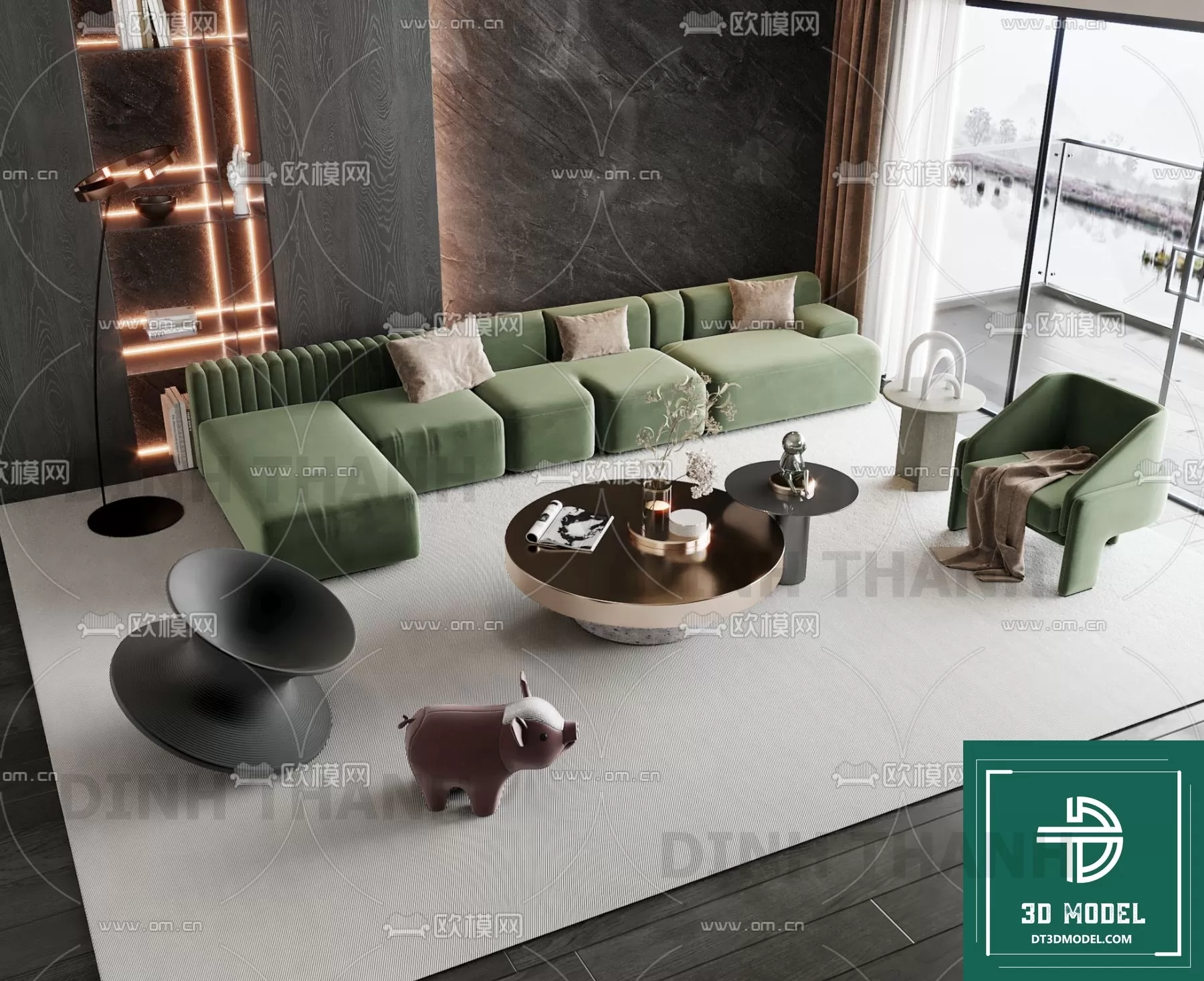 MINOTTI SOFA – 3D MODELS – 045