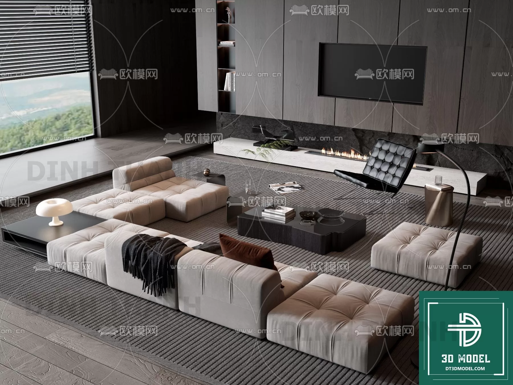 MINOTTI SOFA – 3D MODELS – 048