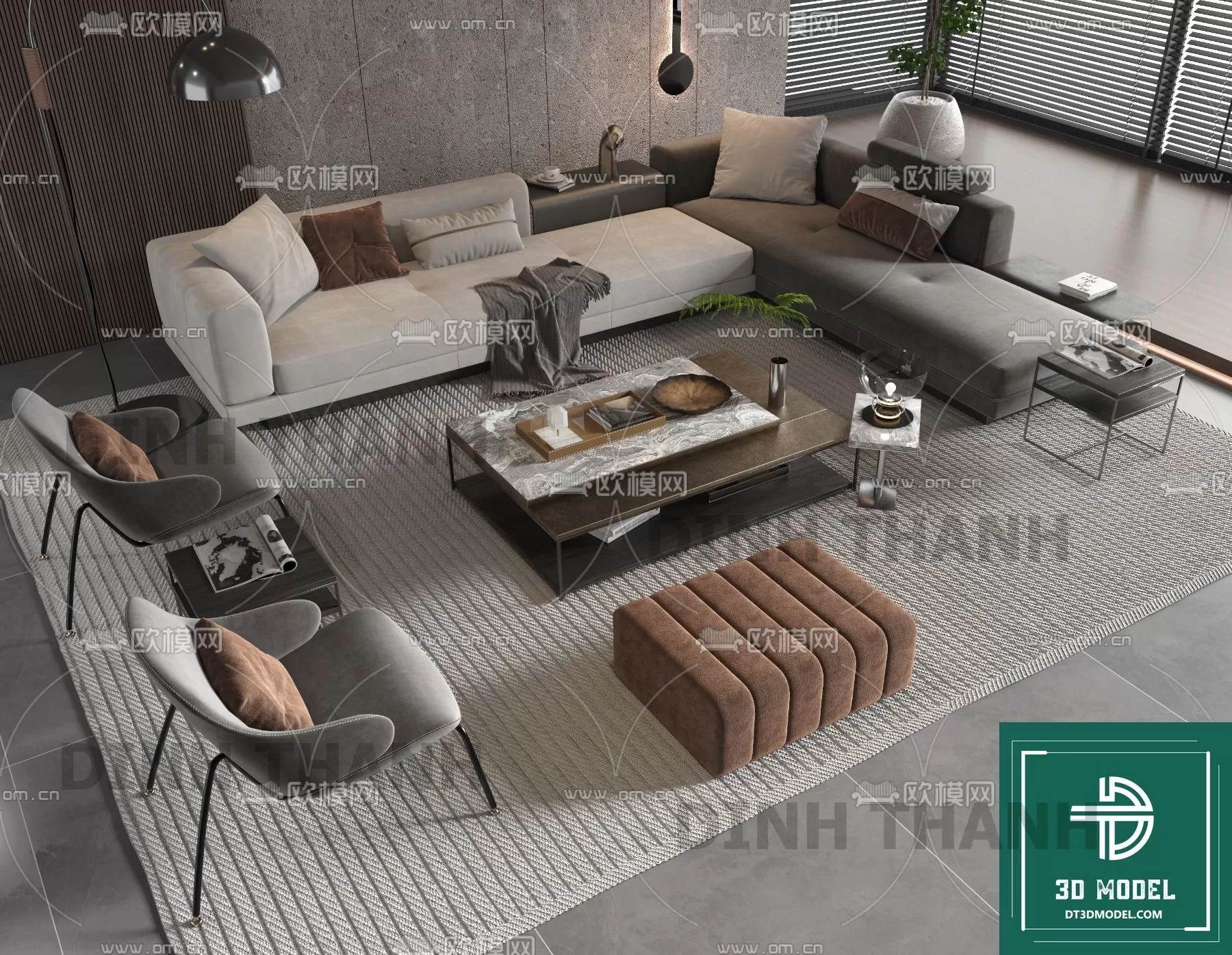 MINOTTI SOFA – 3D MODELS – 051