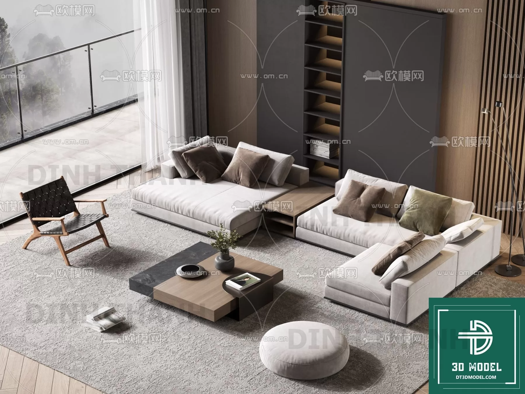 MINOTTI SOFA – 3D MODELS – 055