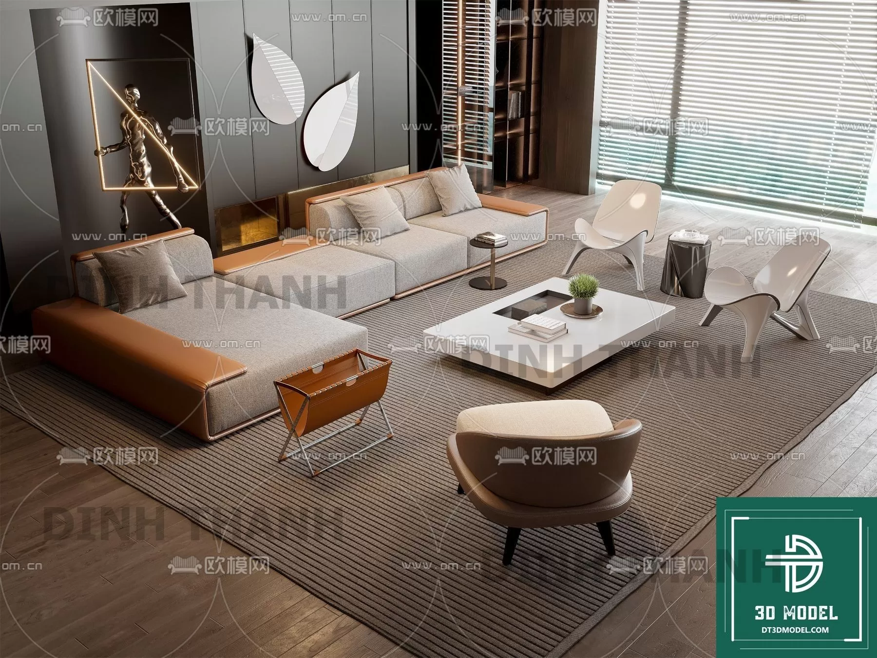 MINOTTI SOFA – 3D MODELS – 056