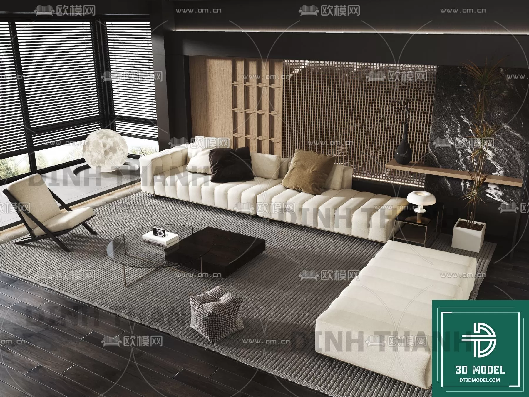 MINOTTI SOFA – 3D MODELS – 058