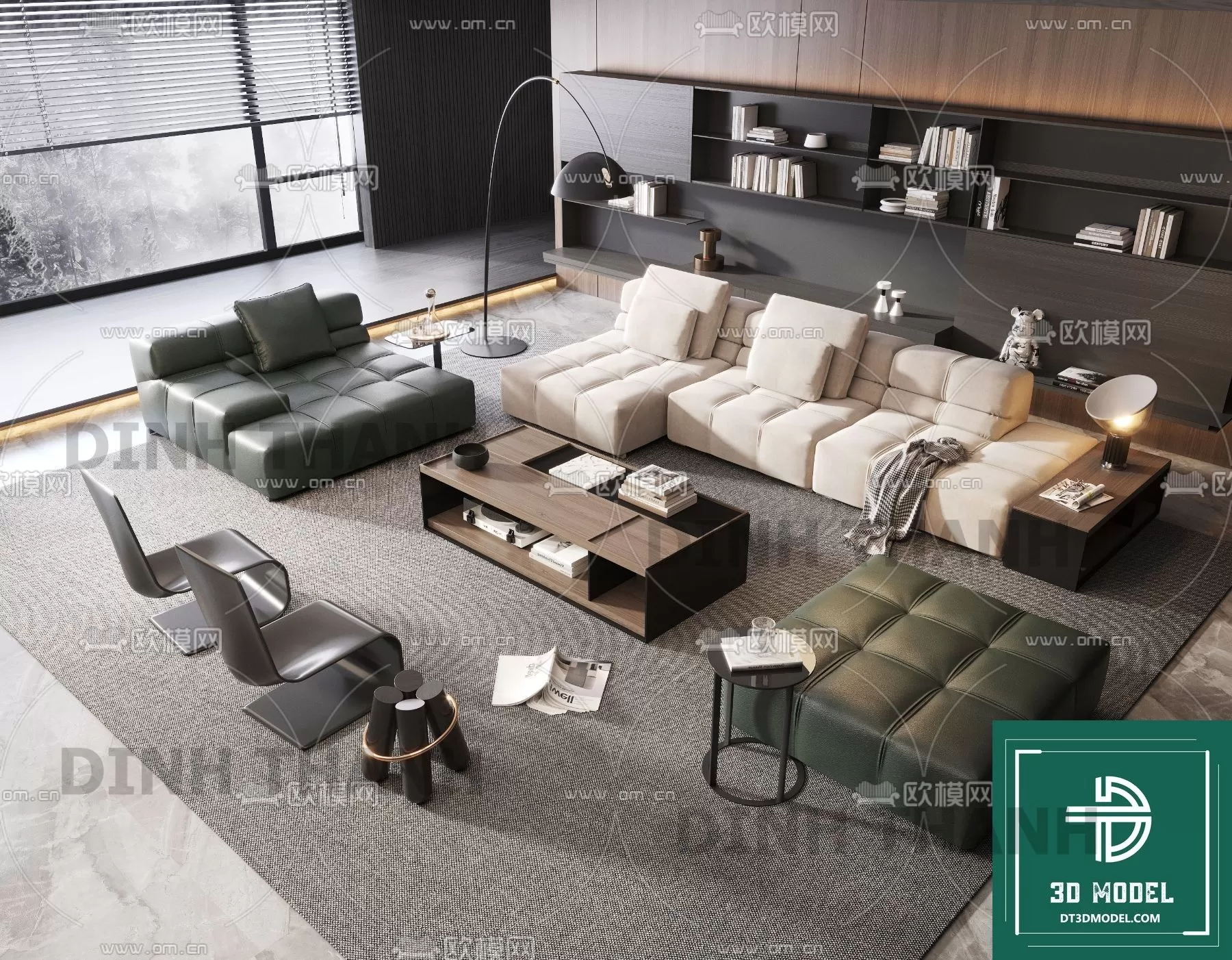 MINOTTI SOFA – 3D MODELS – 068
