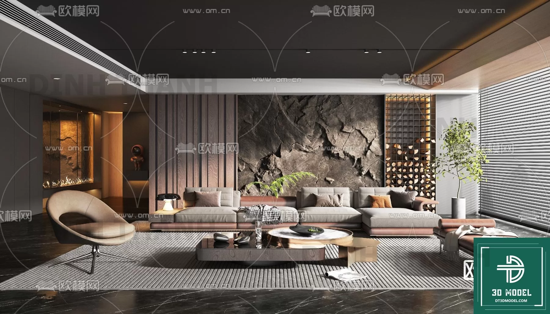 MINOTTI SOFA – 3D MODELS – 082