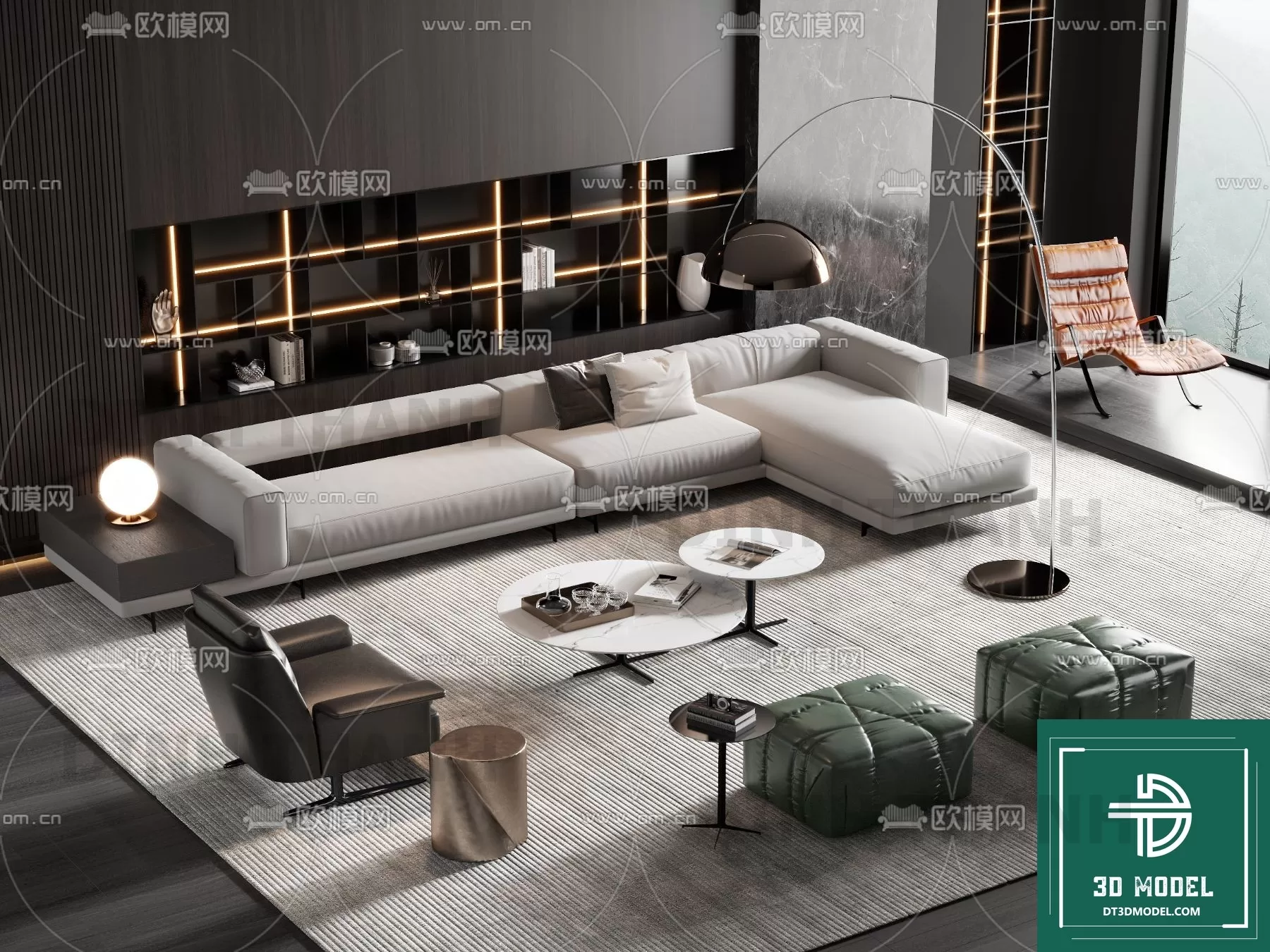 MINOTTI SOFA – 3D MODELS – 084