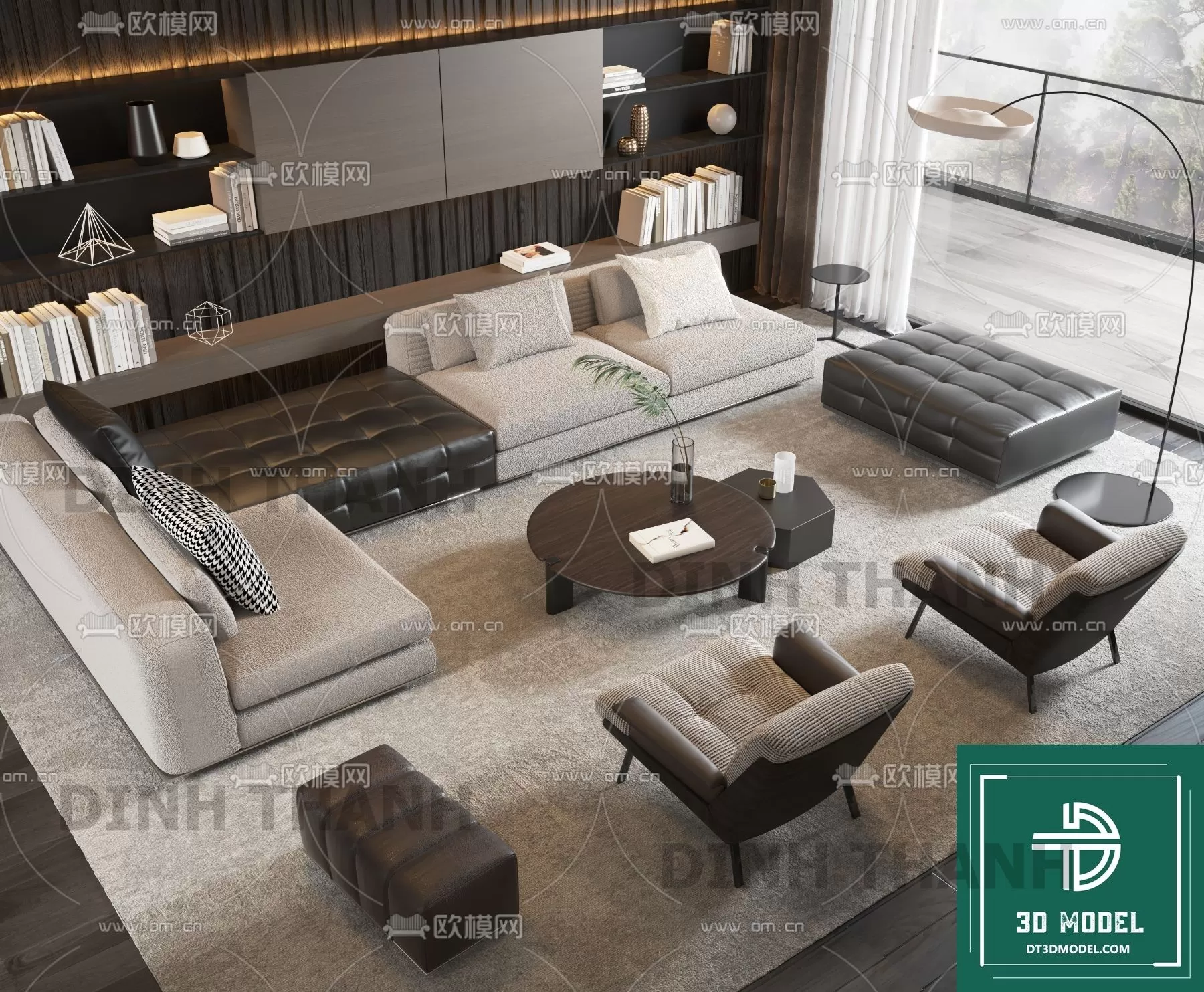 MINOTTI SOFA – 3D MODELS – 157
