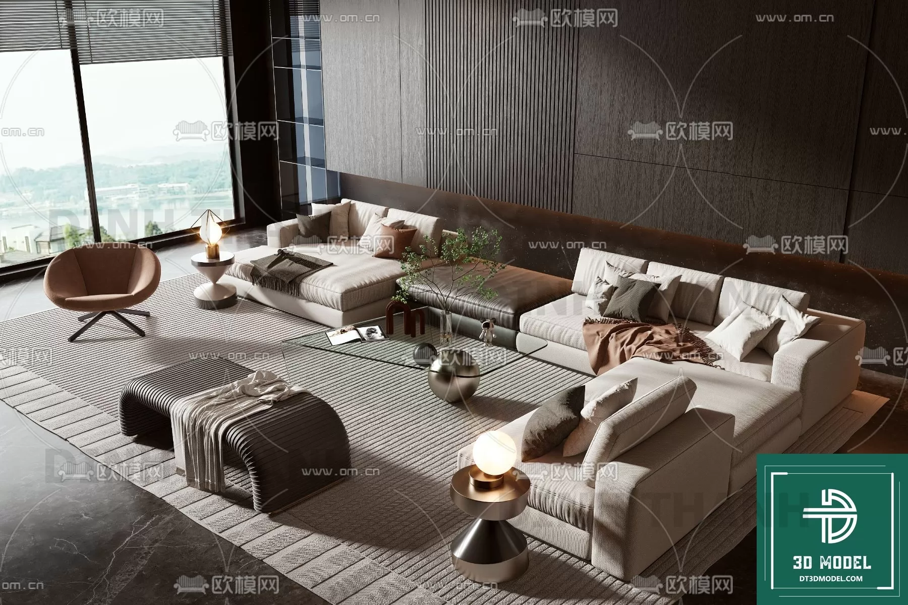 MINOTTI SOFA – 3D MODELS – 177