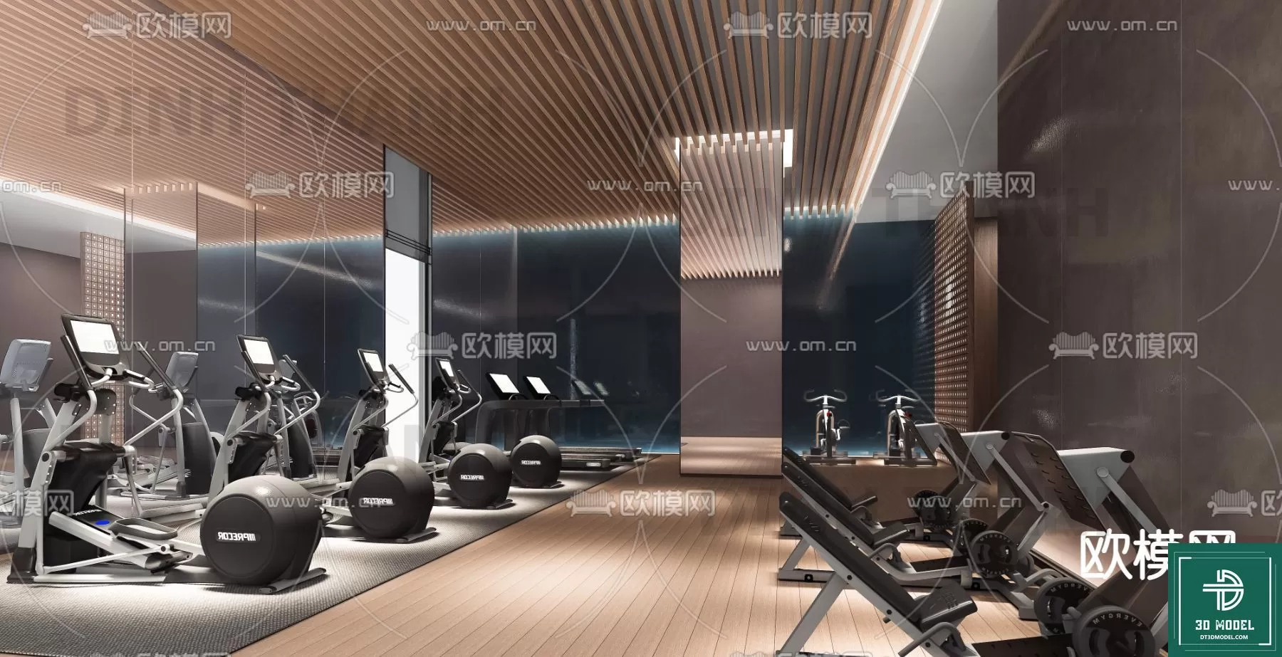 GYM – 3D MODELS – SCENES – 001
