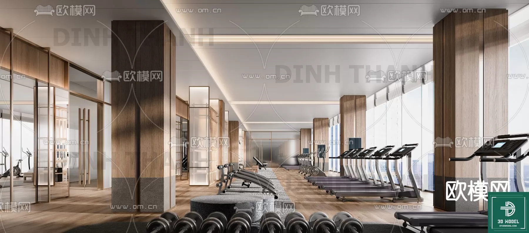 GYM – 3D MODELS – SCENES – 004