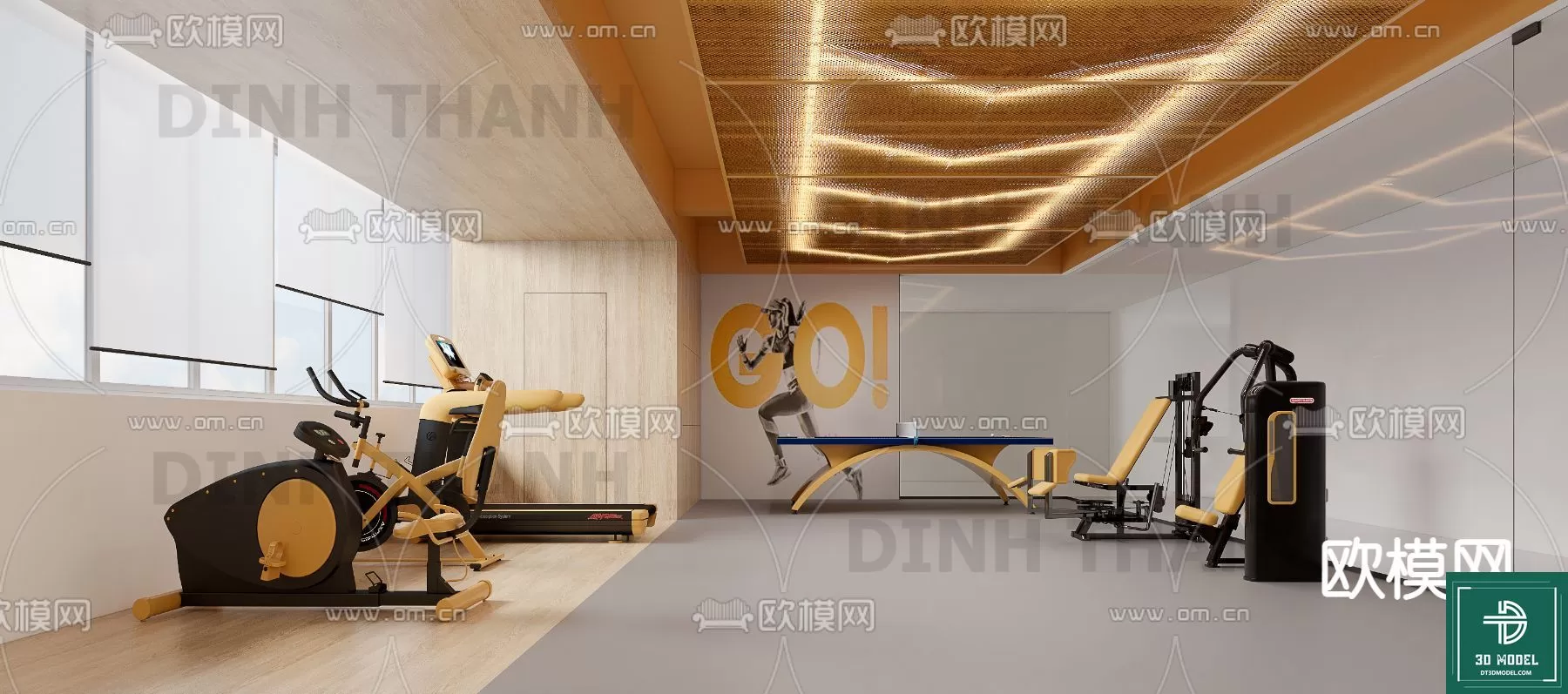 GYM – 3D MODELS – SCENES – 075