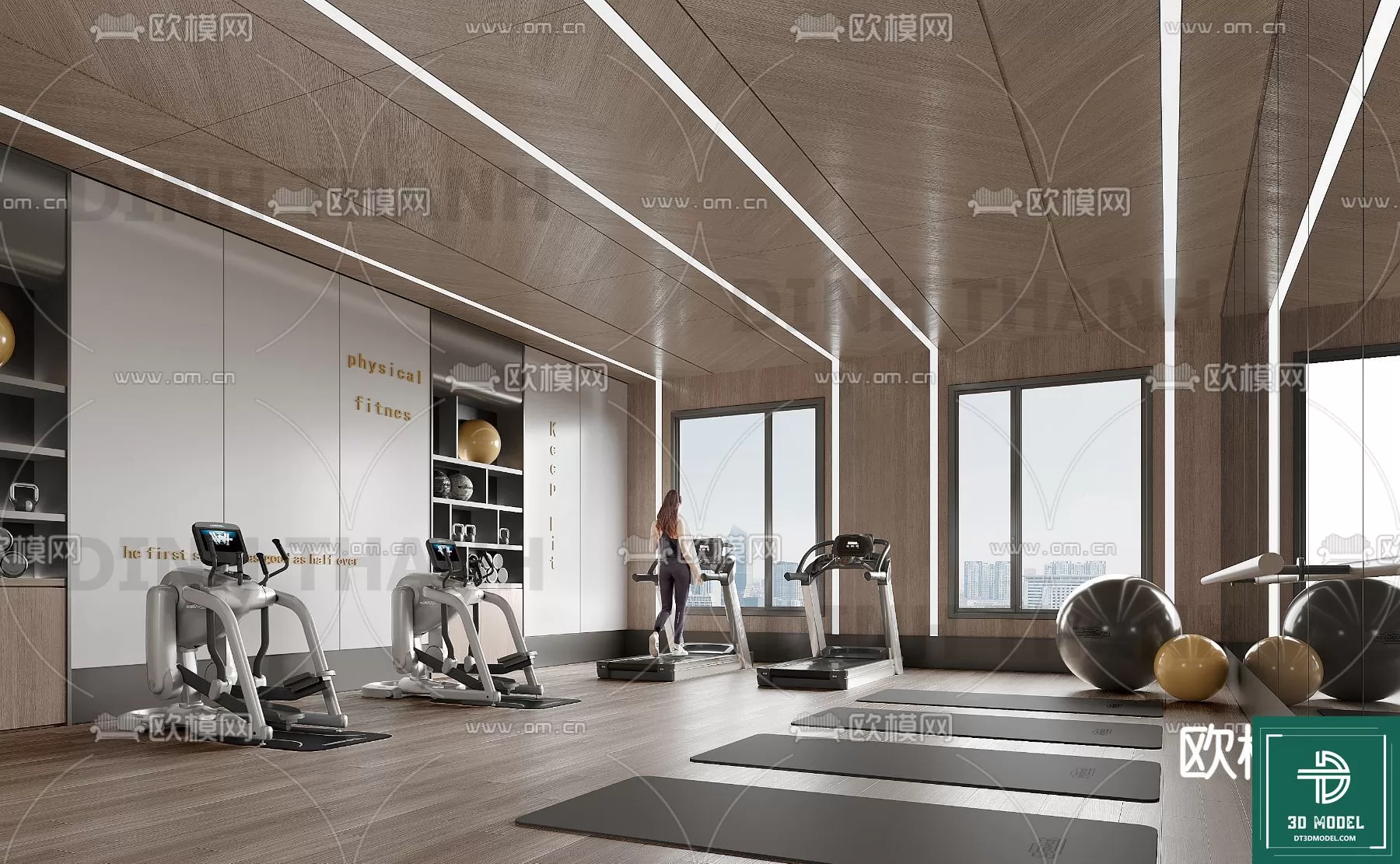 GYM – 3D MODELS – SCENES – 085