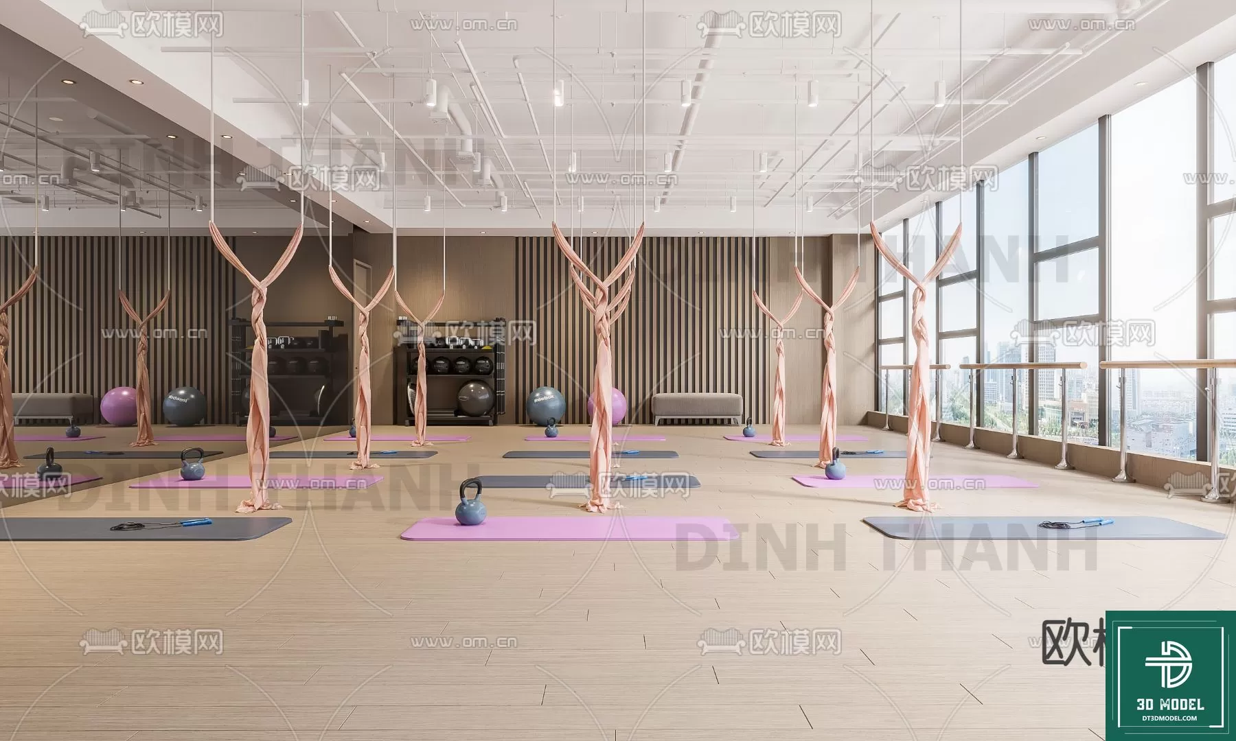 GYM – 3D MODELS – SCENES – 095