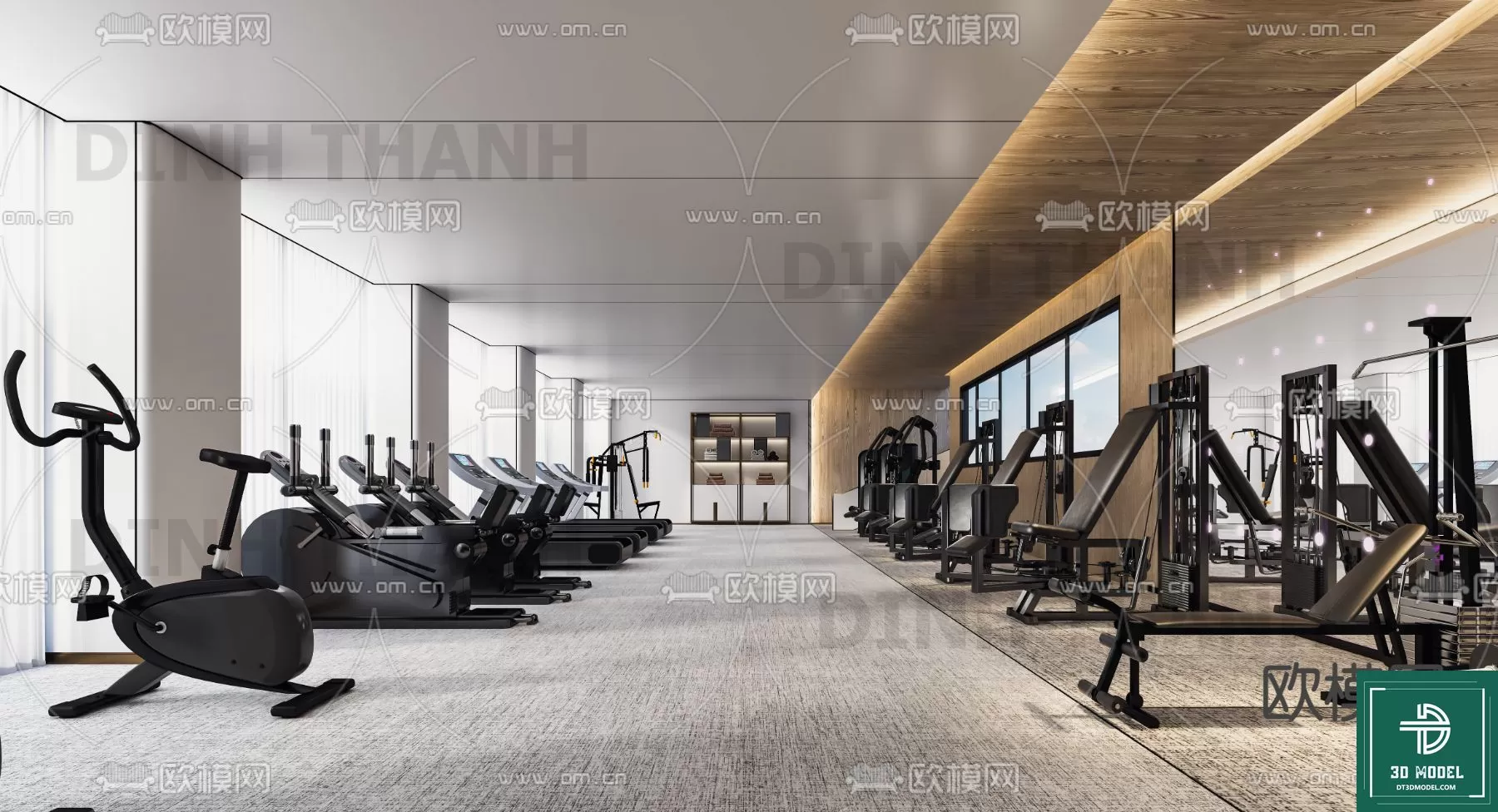 GYM – 3D MODELS – SCENES – 103