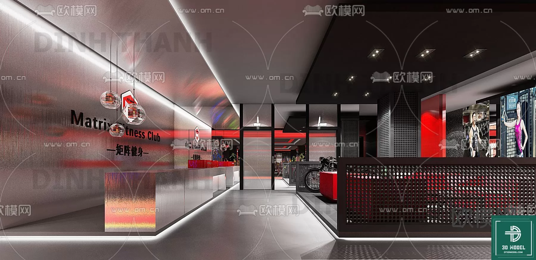 GYM – 3D MODELS – SCENES – 114