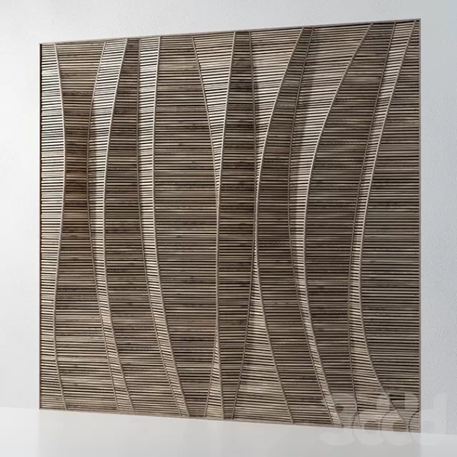 3d панель из дерева – 200239