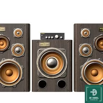 SOUND DEVICES – SPEAKER 3DMODEL – 039