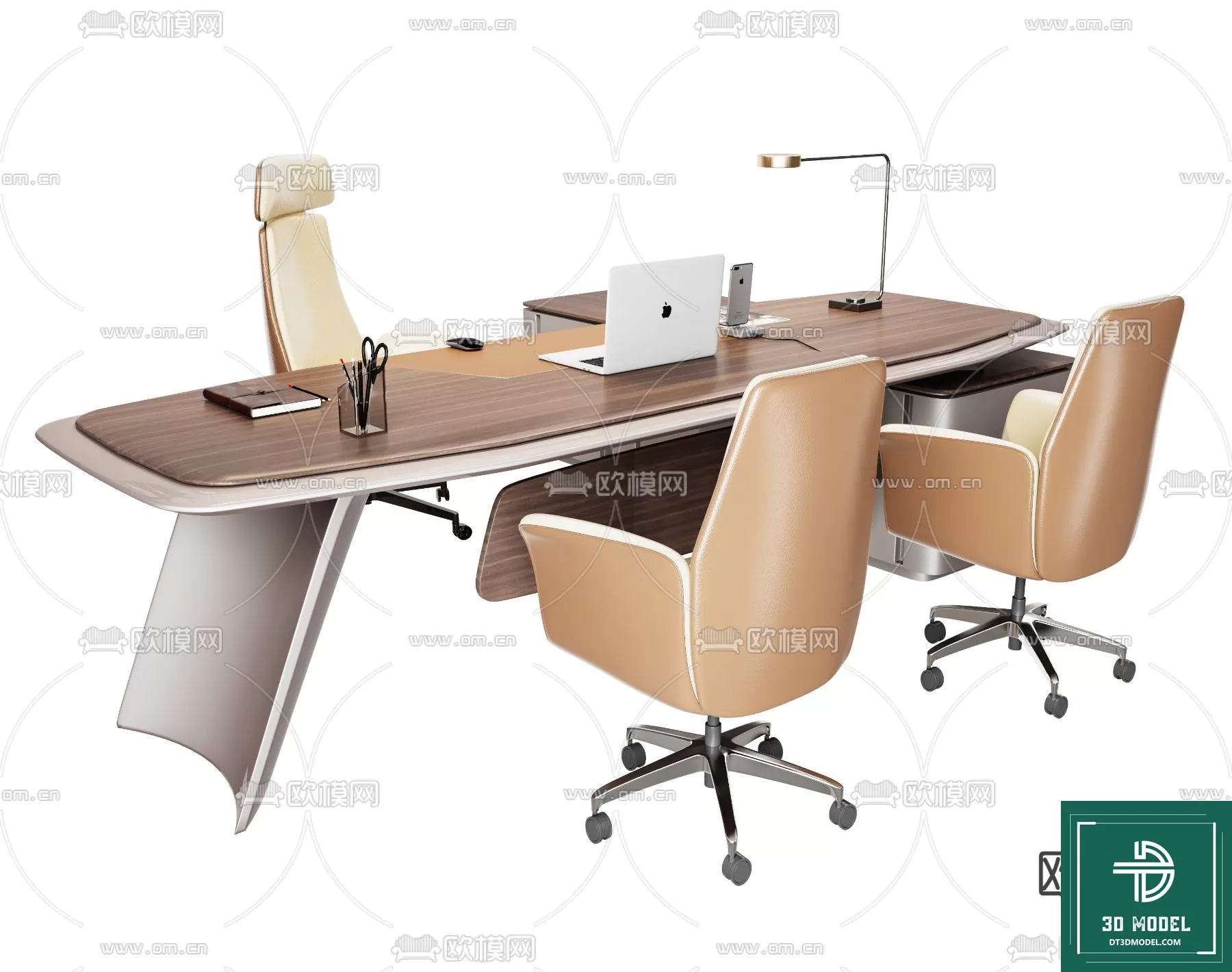 OFFICE TABLES – DESK 3DMODELS – 002