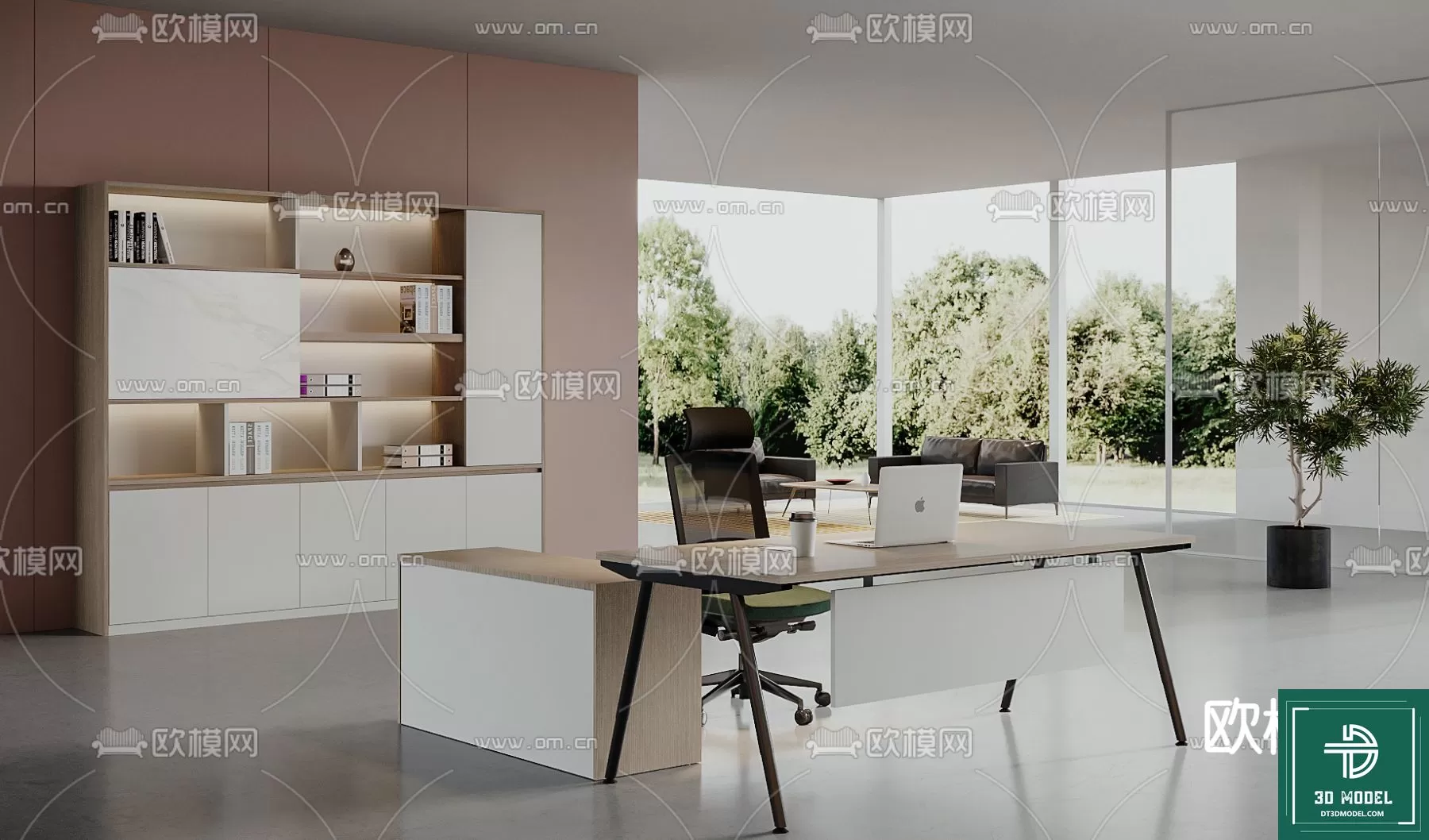 OFFICE TABLES – DESK 3DMODELS – 024