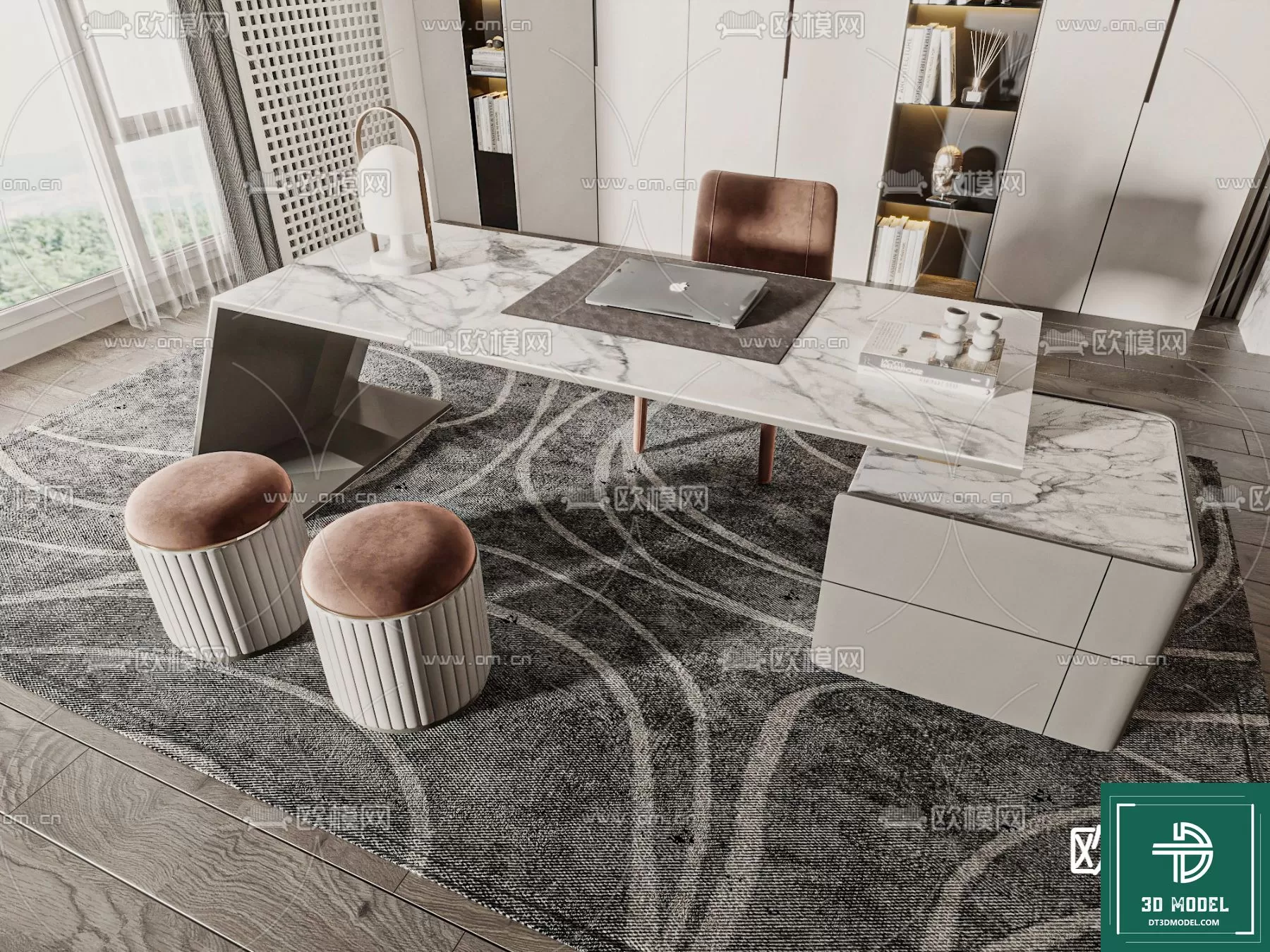 OFFICE TABLES – DESK 3DMODELS – 033