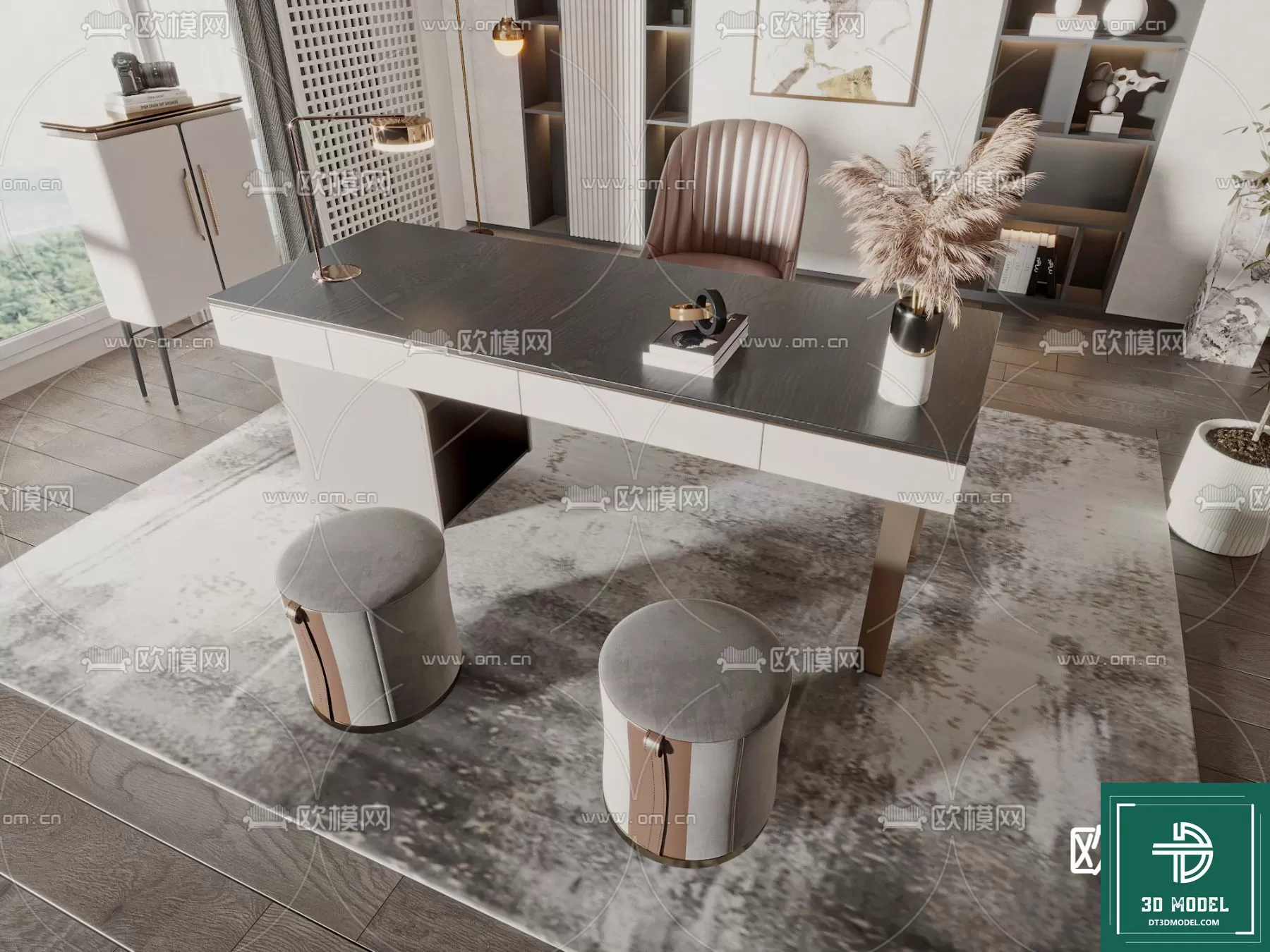 OFFICE TABLES – DESK 3DMODELS – 035