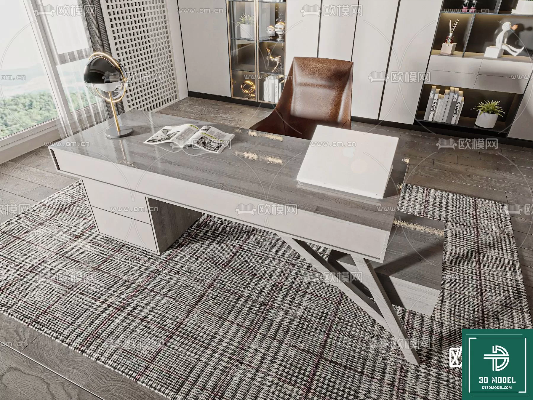 OFFICE TABLES – DESK 3DMODELS – 036